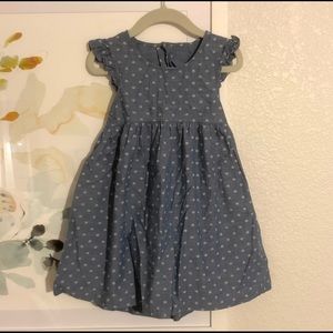 Toddler Girls Chambray Dress
